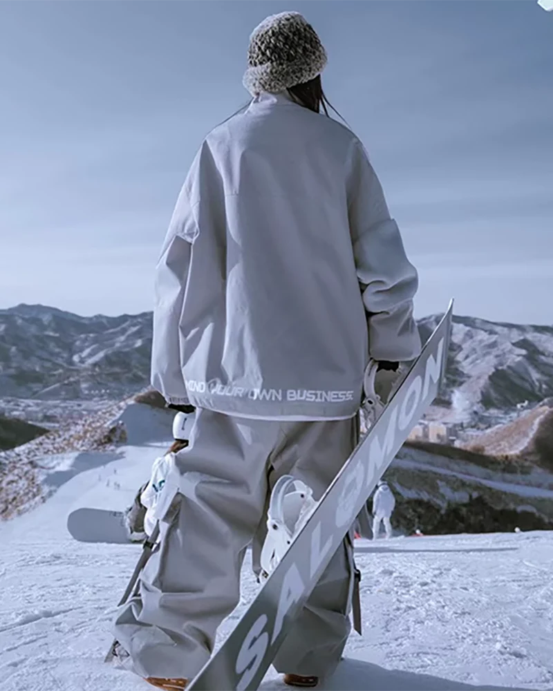 Ski Wear Snow Outfits Hip-Hop Snow Suit -Unisex - Image 4