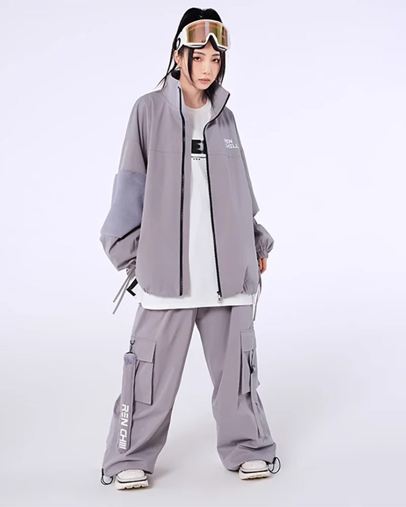 Ski Wear Snow Outfits Hip-Hop Snow Suit -Unisex - Image 5