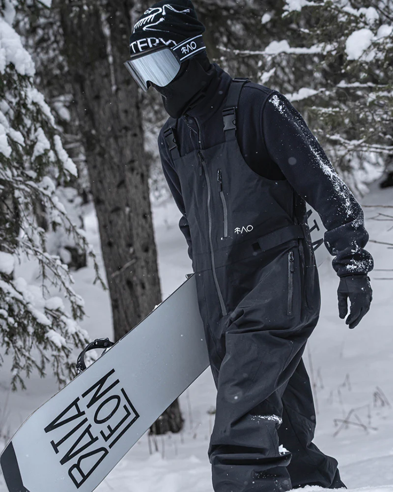 Ski Wear Snowboard 3L Waterproof Breathable Ski Bib Pants -Unisex - Image 3