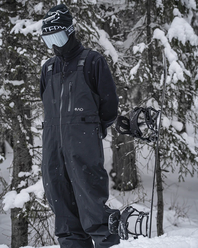 Ski Wear Snowboard 3L Waterproof Breathable Ski Bib Pants -Unisex - Image 4