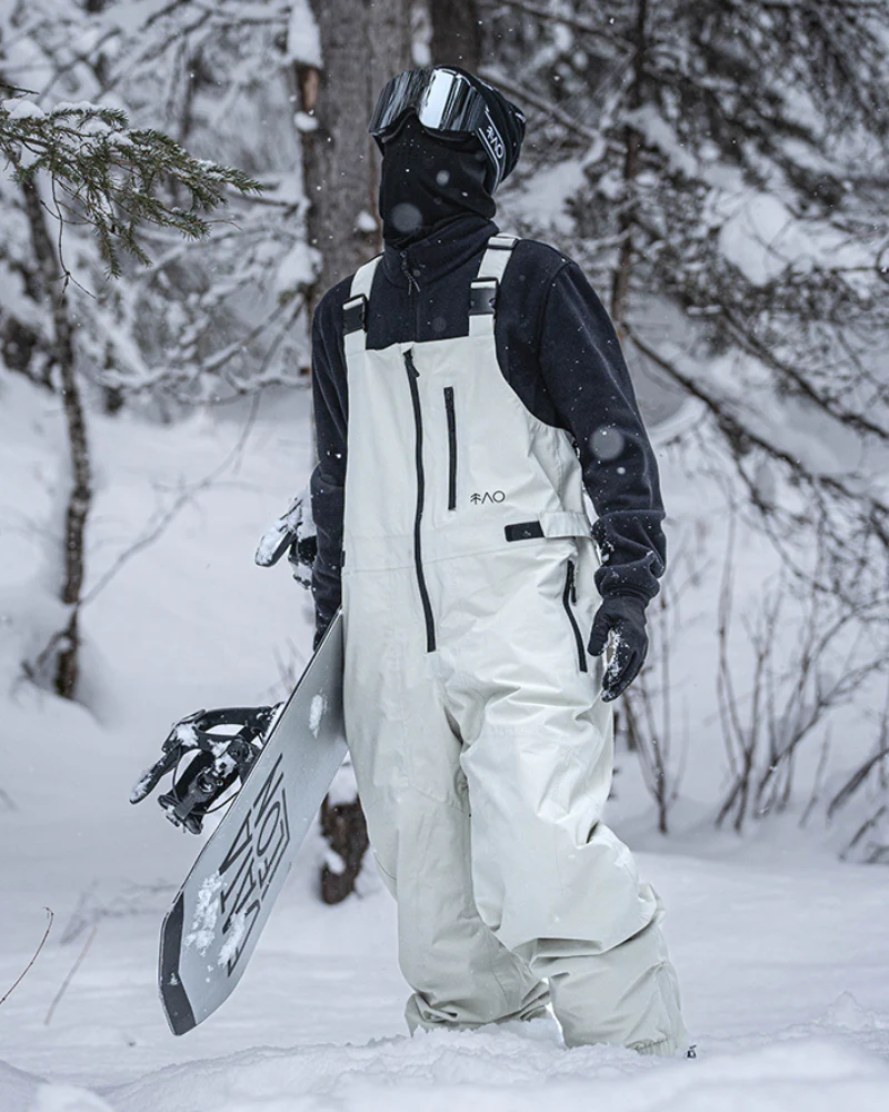 Ski Wear Snowboard 3L Waterproof Breathable Ski Bib Pants -Unisex - Image 7