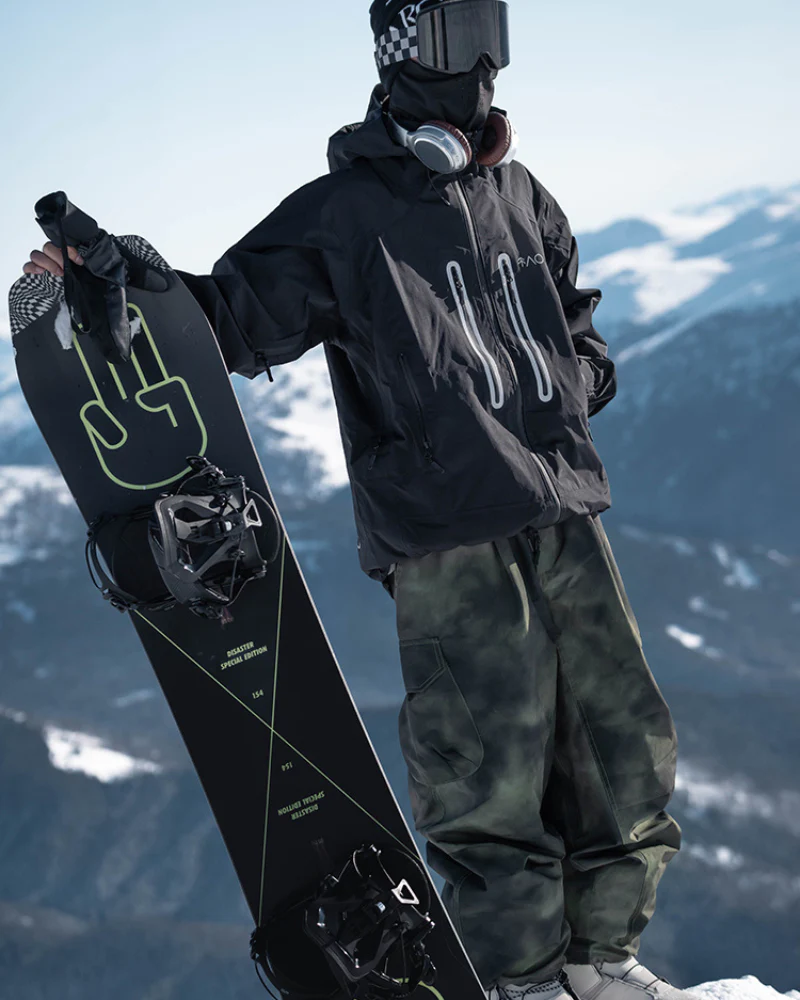Ski Wear Snowboard Camo Oversize Snow Pants -Men's - Image 6