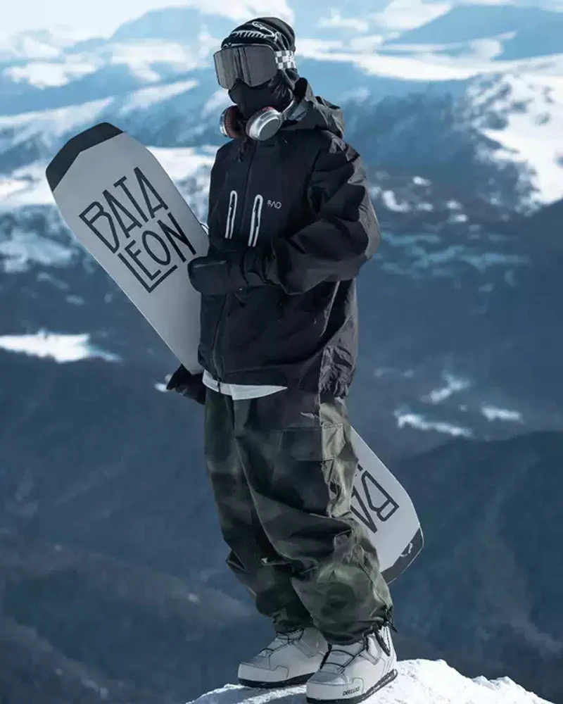 Ski Wear Snowboard Camo Oversize Snow Pants -Men's - Image 7