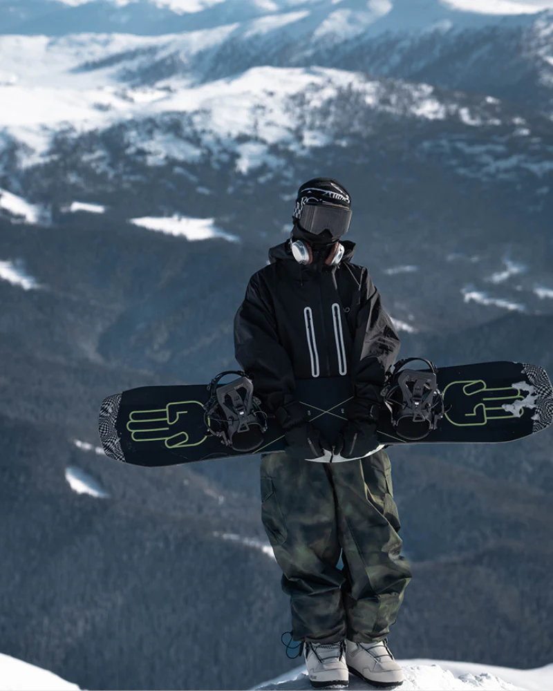 Ski Wear Snowboard Camo Oversize Snow Pants -Men's - Image 8