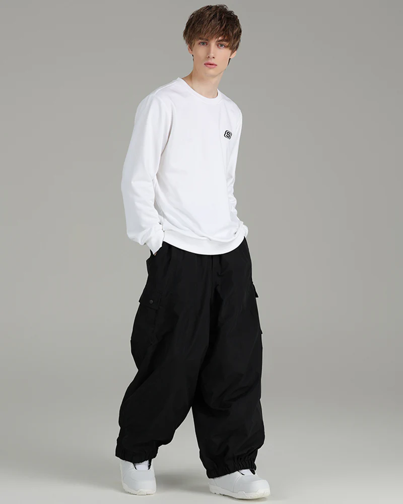 Ski Wear Snowboard Cargo Baggy Snow Pants - Unisex - Image 5