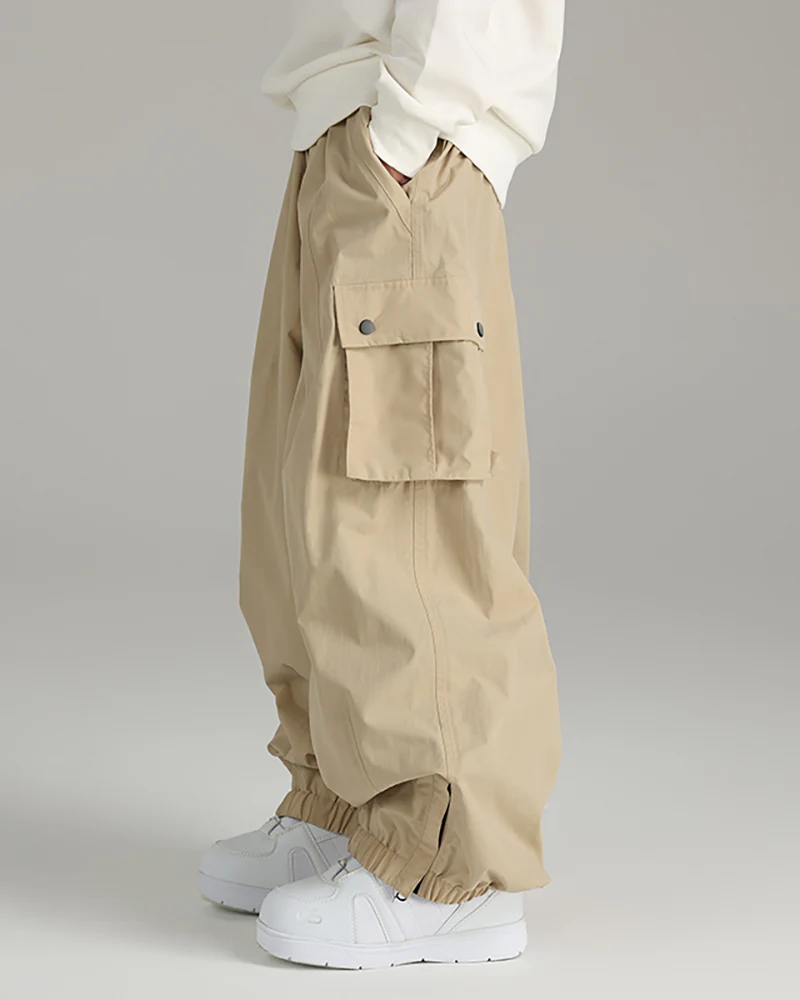 Ski Wear Snowboard Cargo Baggy Snow Pants - Unisex - Image 6