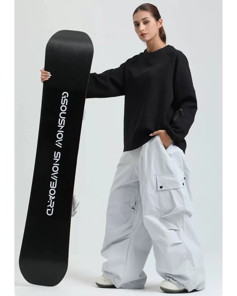 Ski Wear Snowboard Gear Baggy Cargo Snow Pants -Unisex - Image 10
