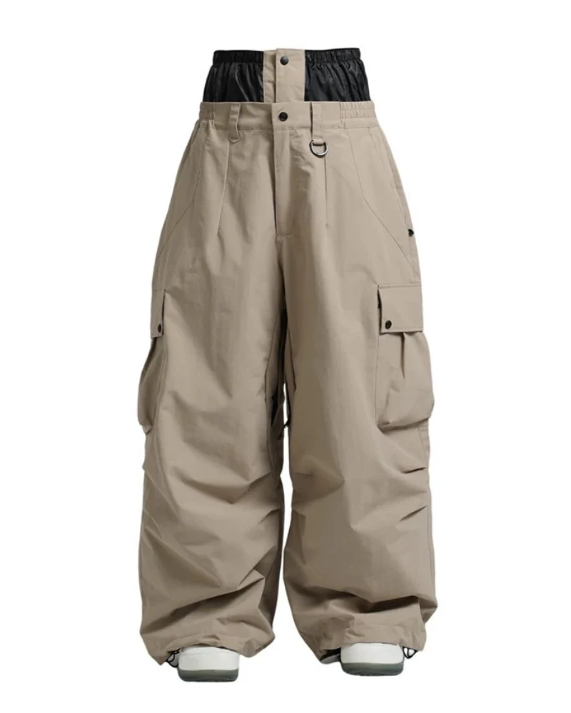 Ski Wear Snowboard Gear Baggy Cargo Snow Pants -Unisex - Image 11