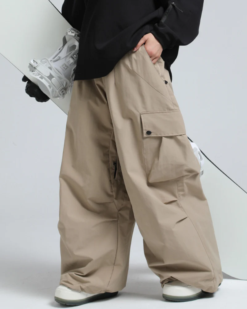 Ski Wear Snowboard Gear Baggy Cargo Snow Pants -Unisex - Image 12
