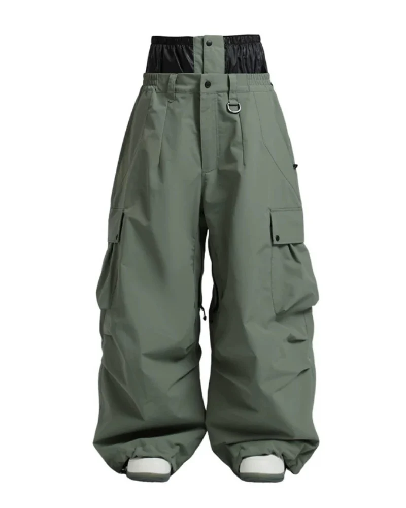 Ski Wear Snowboard Gear Baggy Cargo Snow Pants -Unisex - Image 14