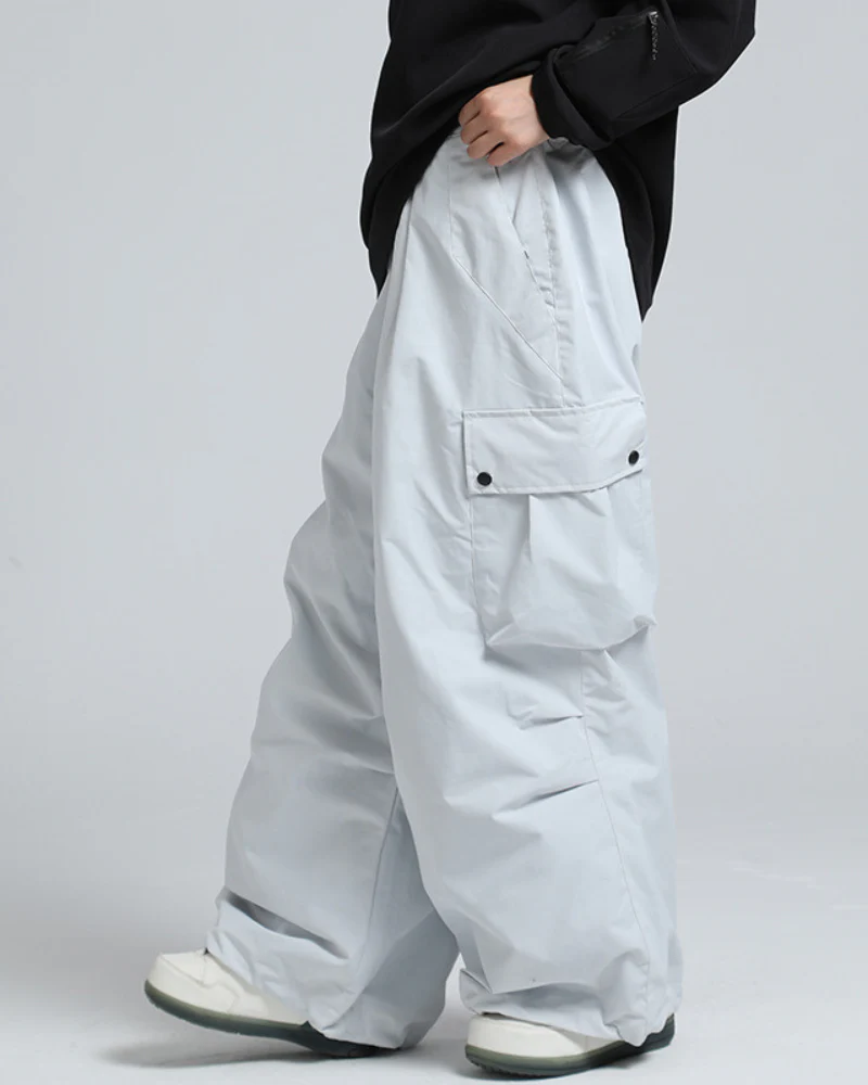 Ski Wear Snowboard Gear Baggy Cargo Snow Pants -Unisex - Image 9