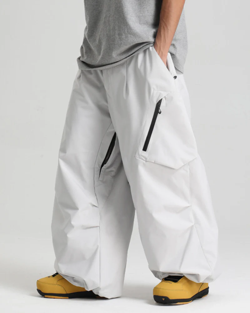 Ski Wear Snowboard Gear Cargo Baggy Snow Pants -Unisex - Image 14