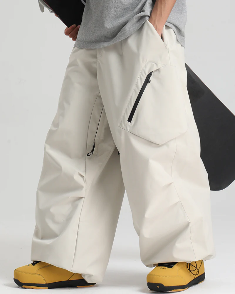 Ski Wear Snowboard Gear Cargo Baggy Snow Pants -Unisex - Image 18