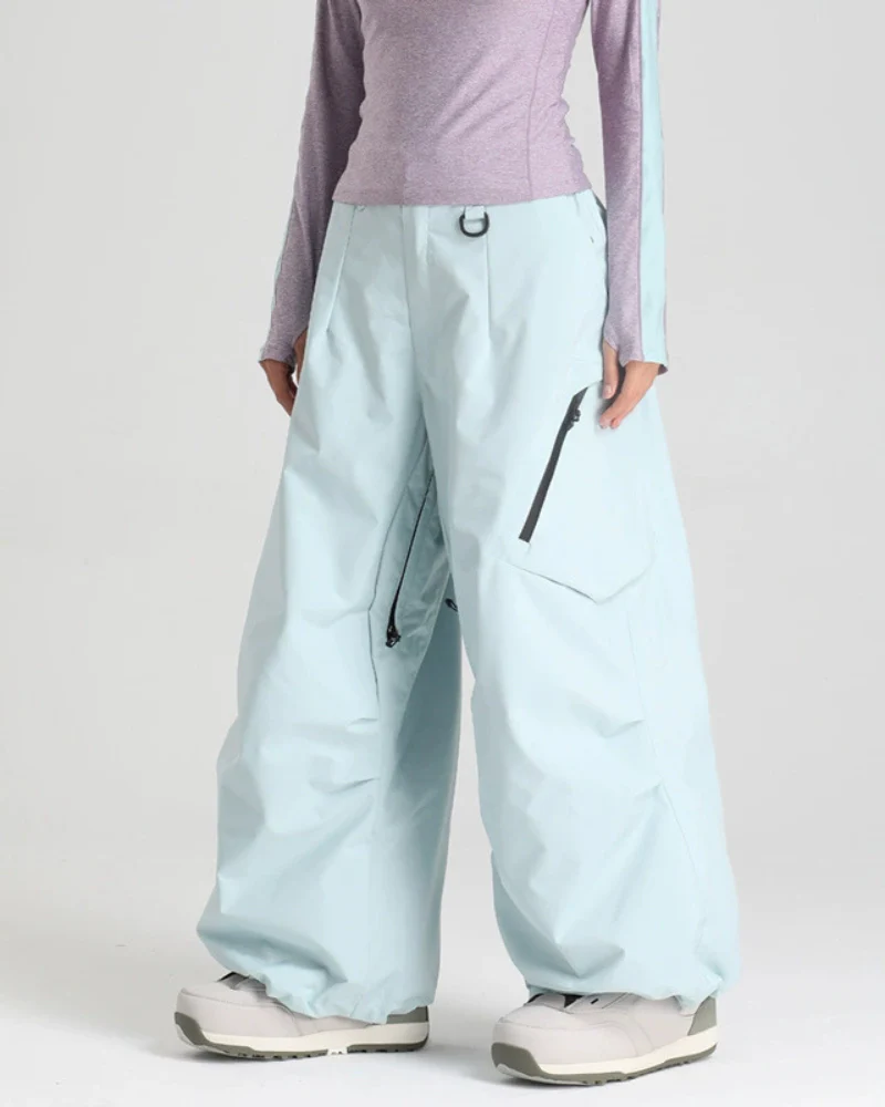 Ski Wear Snowboard Gear Cargo Baggy Snow Pants -Unisex - Image 19