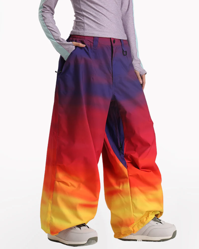 Ski Wear Snowboard Gear Cargo Baggy Snow Pants -Unisex - Image 26