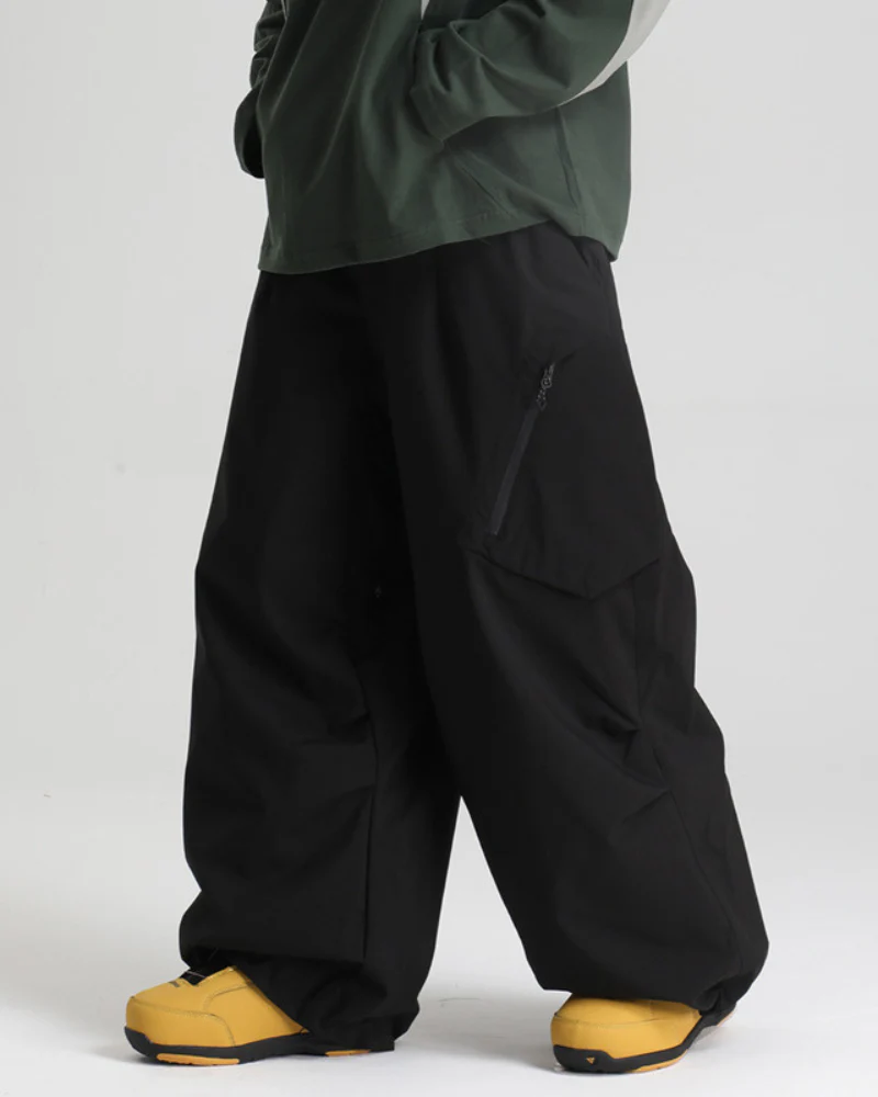 Ski Wear Snowboard Gear Cargo Baggy Snow Pants -Unisex - Image 5