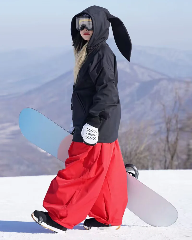 Ski Wear Snowboard Gear Super Baggy Snow Pants -Unisex - Image 13