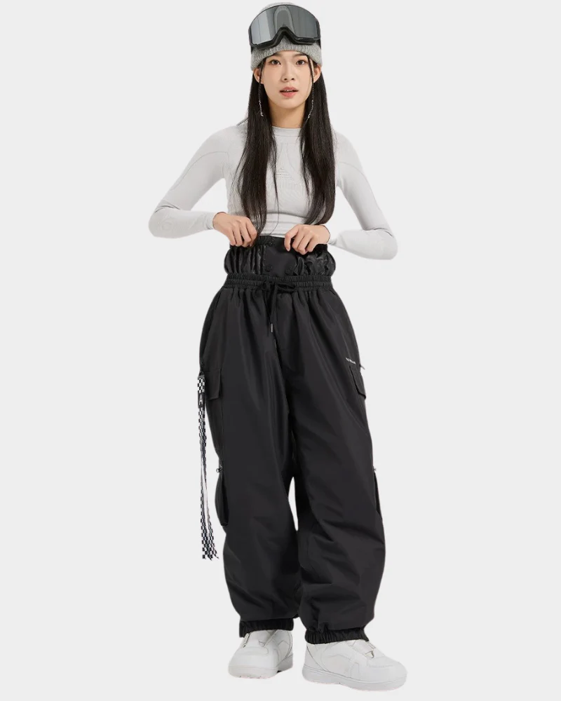 Ski Wear Snowboard Waterproof Cargo Snow Pants -Unisex - Image 11