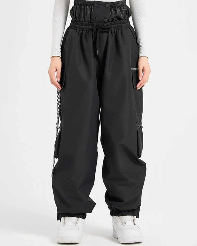 Ski Wear Snowboard Waterproof Cargo Snow Pants -Unisex - Image 4
