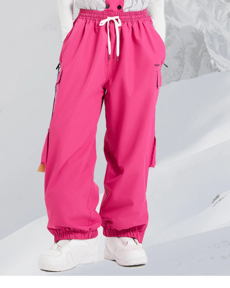 Ski Wear Snowboard Waterproof Cargo Snow Pants -Unisex - Image 7