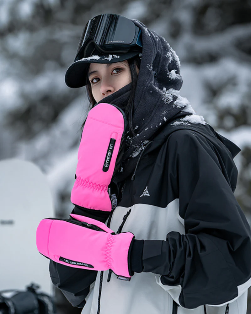 Ski Wear Snowboard Waterproof Dual-Layer Ski Gloves - Image 15