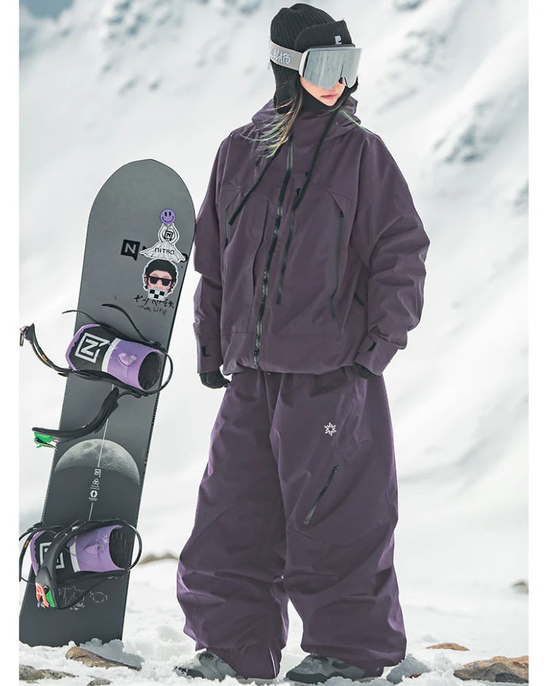 Ski Wear Snowboard Waterproof Loose-Fit Ski Pants -Unisex - Image 6