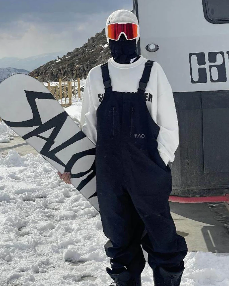 Ski Wear Snowboarding 3L Waterproof Ski Bibs -Unisex