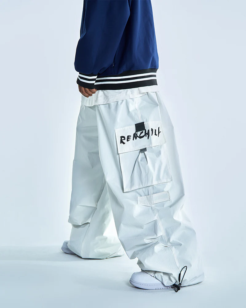 Ski Wear Sport Thick Baggy Snow Pants - Unisex - Image 3