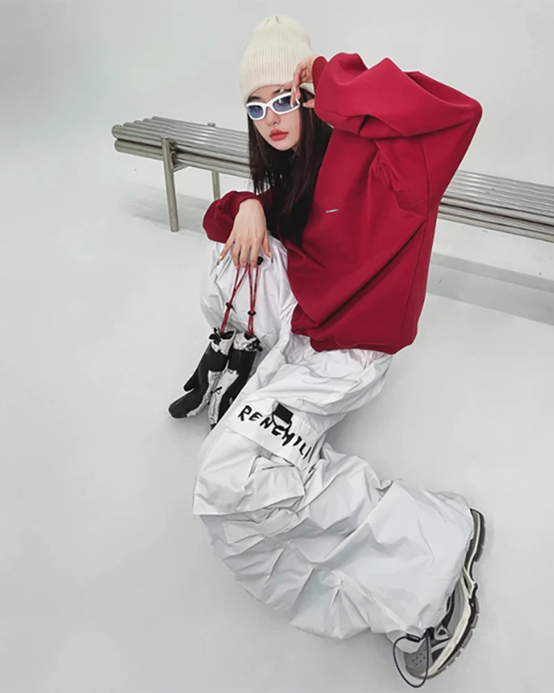 Ski Wear Sport Thick Baggy Snow Pants - Unisex - Image 9
