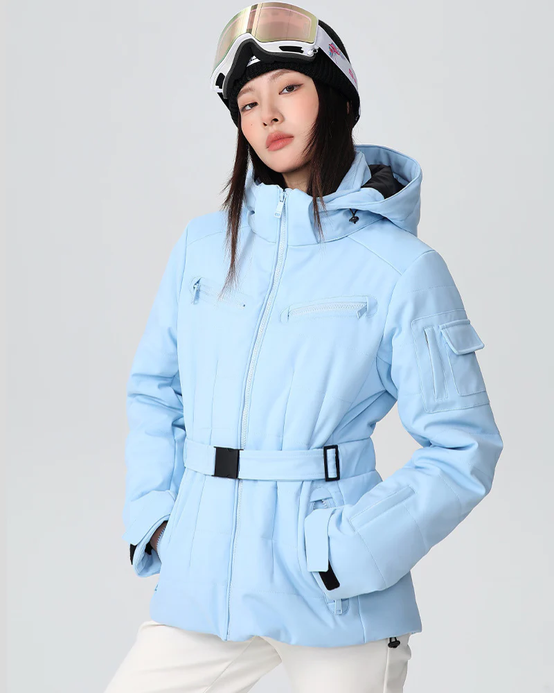 Ski Wear Stretch Fabric Slim Fit Ski Jacket -Women's - Image 2