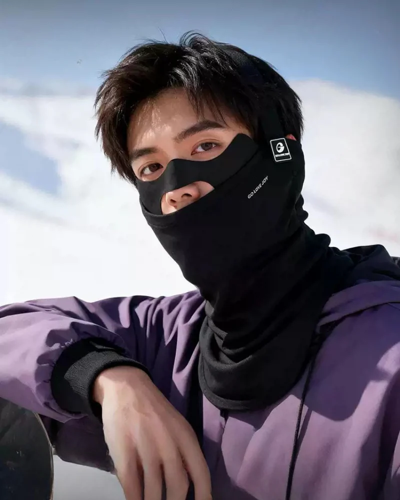 Ski Wear Warm Wool Ski Face Mask - Image 7