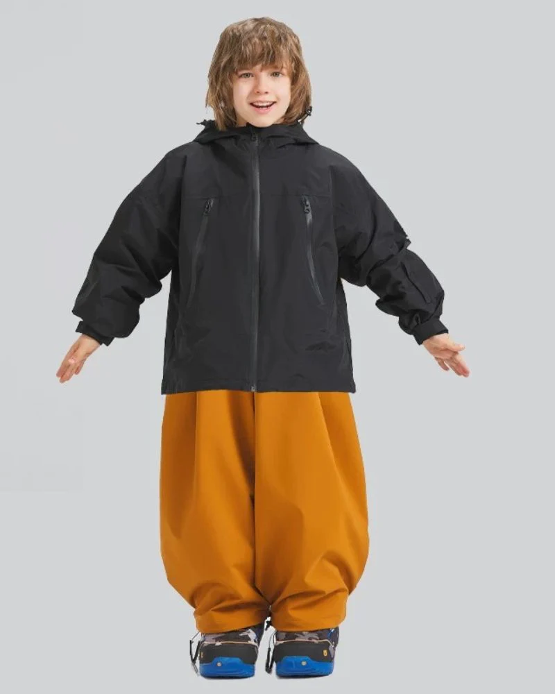 Ski Wear Waterproof Rabbit Ears Kids Snow Suit - Image 5