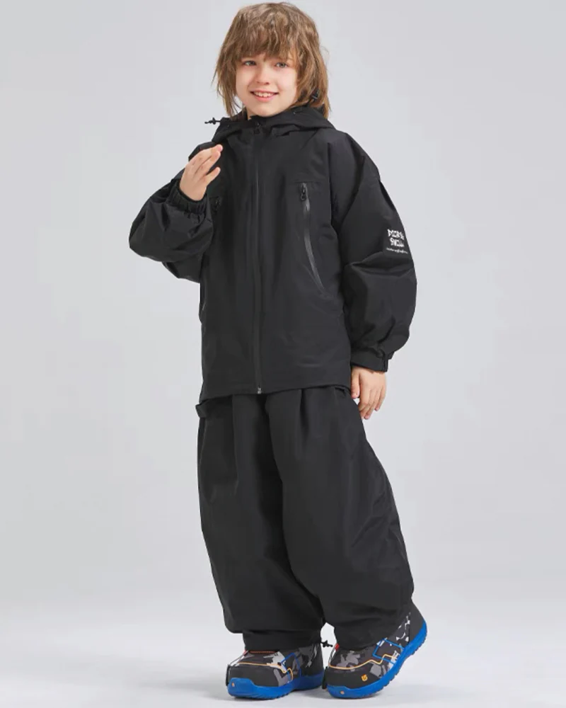 Ski Wear Waterproof Rabbit Ears Kids Snow Suit - Image 7