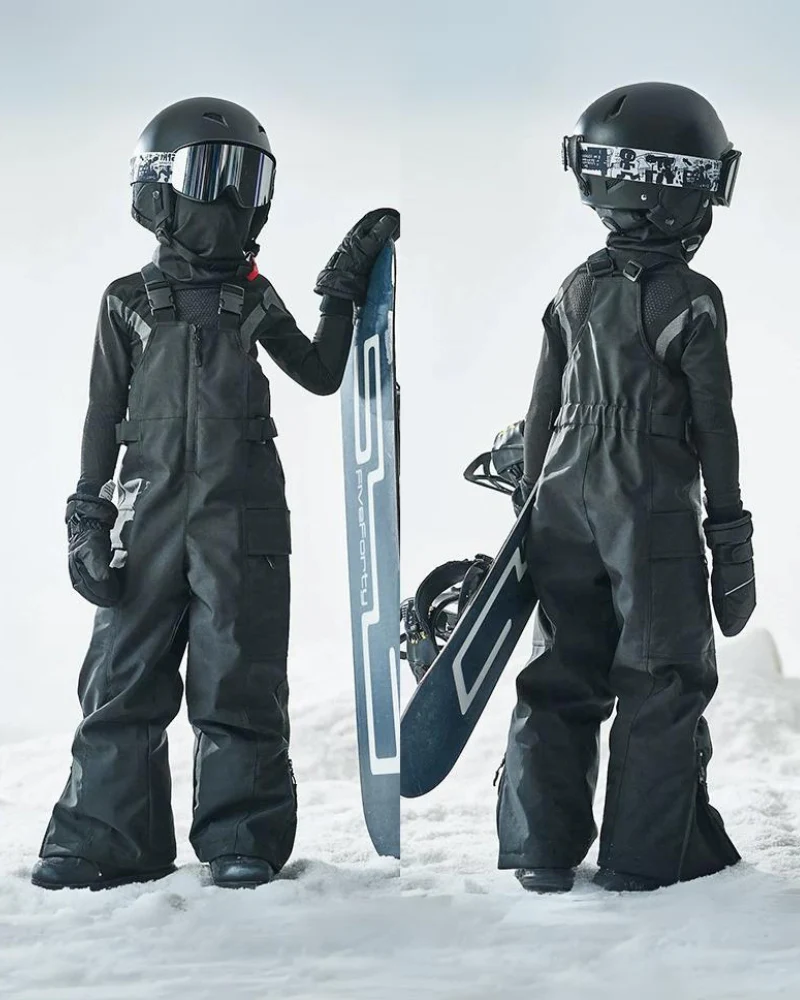 Ski Wear Waterproof Reflective Kids Snow Suit Jacket&Bibs (Single Unit Available) - Image 13