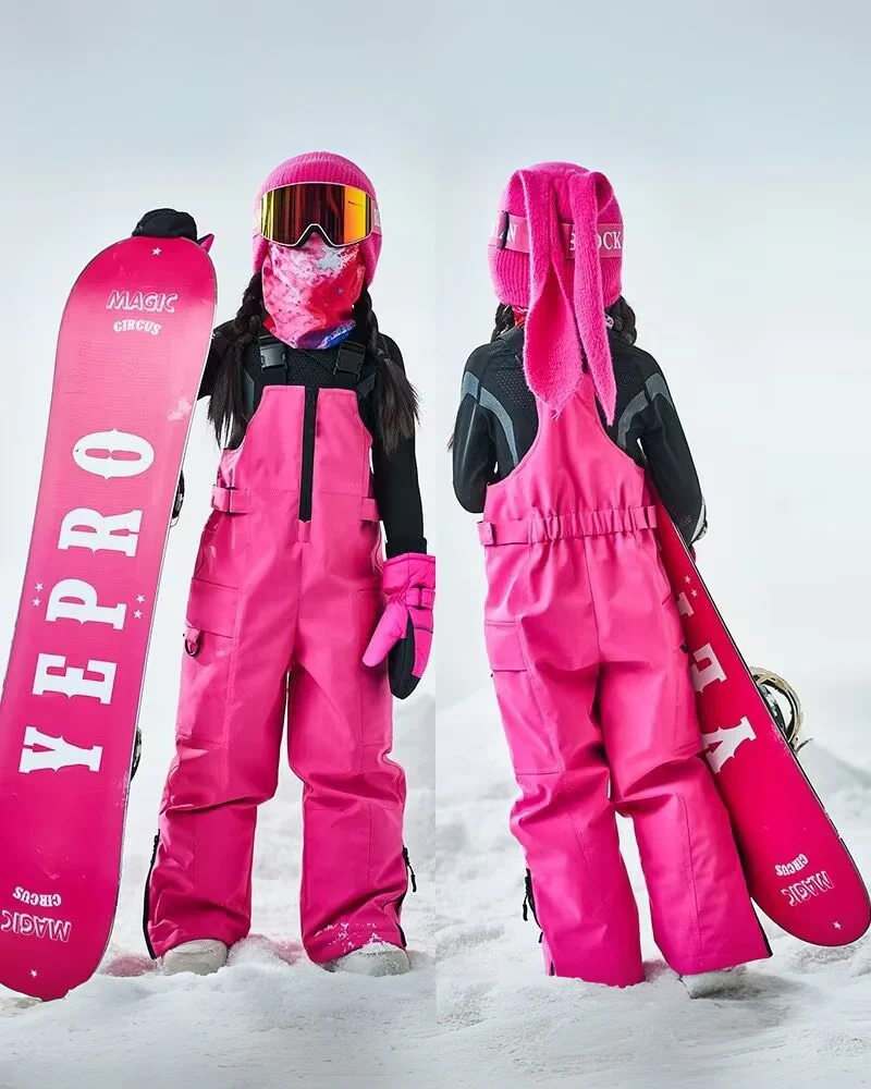 Ski Wear Waterproof Reflective Kids Snow Suit Jacket&Bibs (Single Unit Available) - Image 17