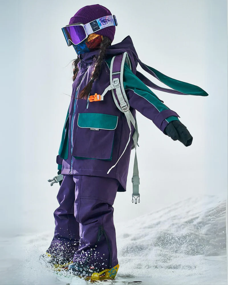 Ski Wear Waterproof Reflective Kids Snow Suit Jacket&Bibs (Single Unit Available) - Image 6