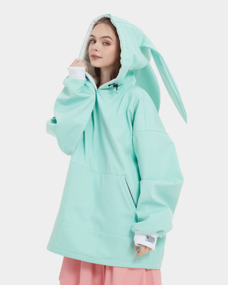 Ski Wear Waterproof Snow Bunny Hoodie -Unisex - Image 12
