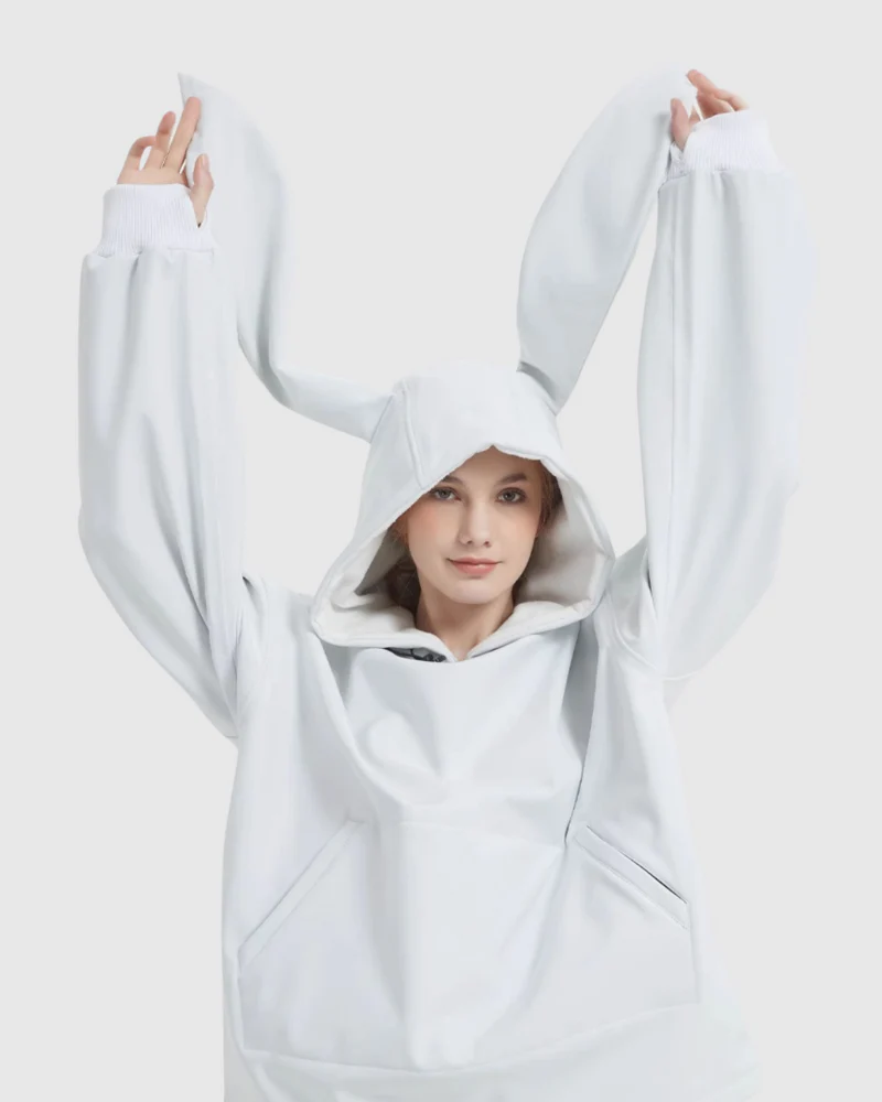 Ski Wear Waterproof Snow Bunny Hoodie -Unisex - Image 18