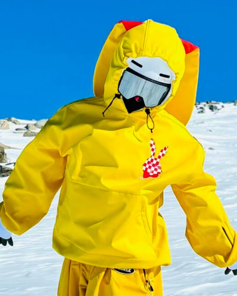 Ski Wear Waterproof Snow Bunny Hoodie -Unisex - Image 23