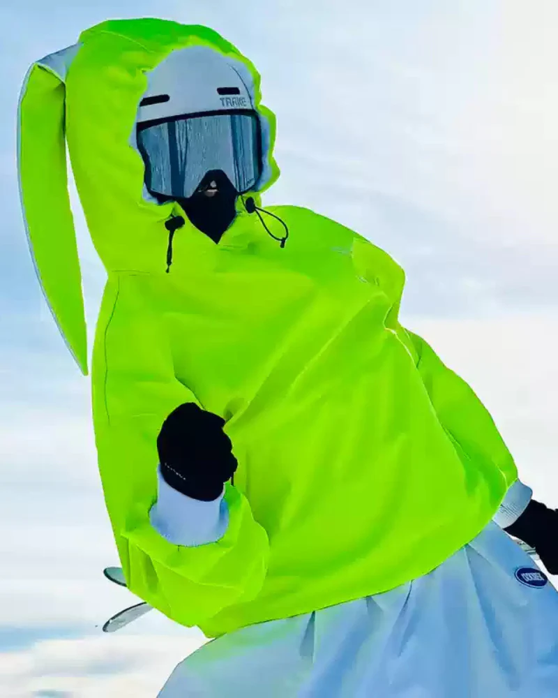 Ski Wear Waterproof Snow Bunny Hoodie -Unisex - Image 26