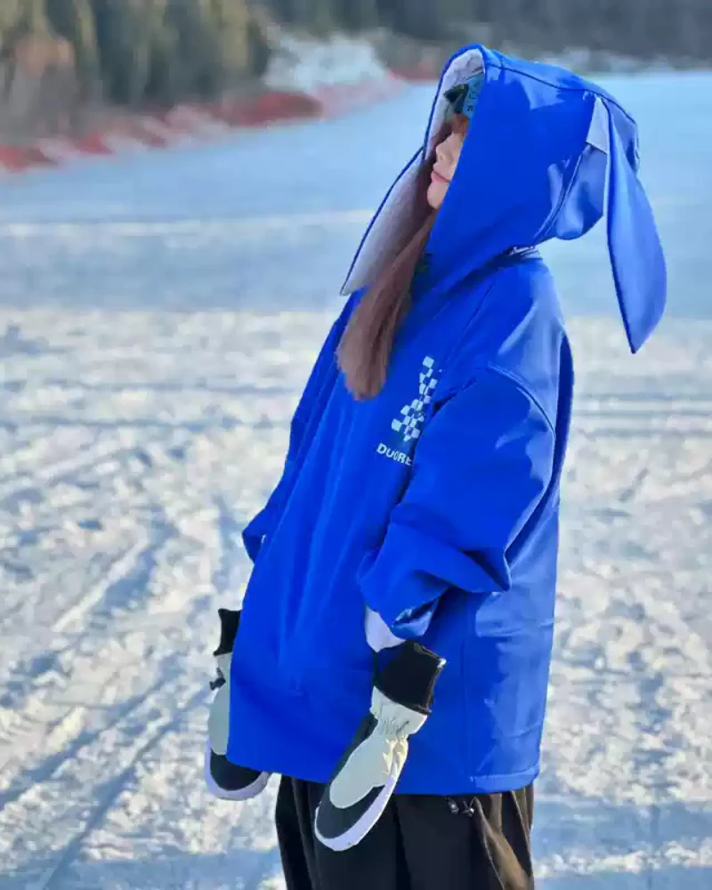 Ski Wear Waterproof Snow Bunny Hoodie -Unisex - Image 27