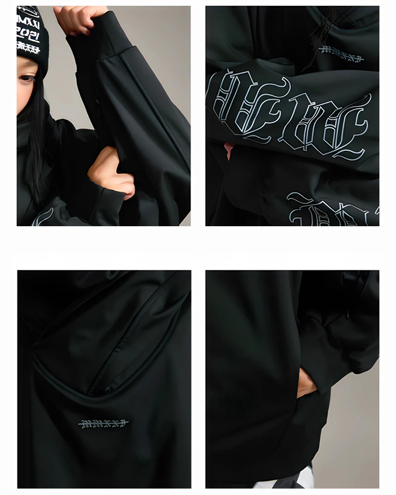 Ski Wear Windproof Oversize Hoodie - Unisex - Image 15