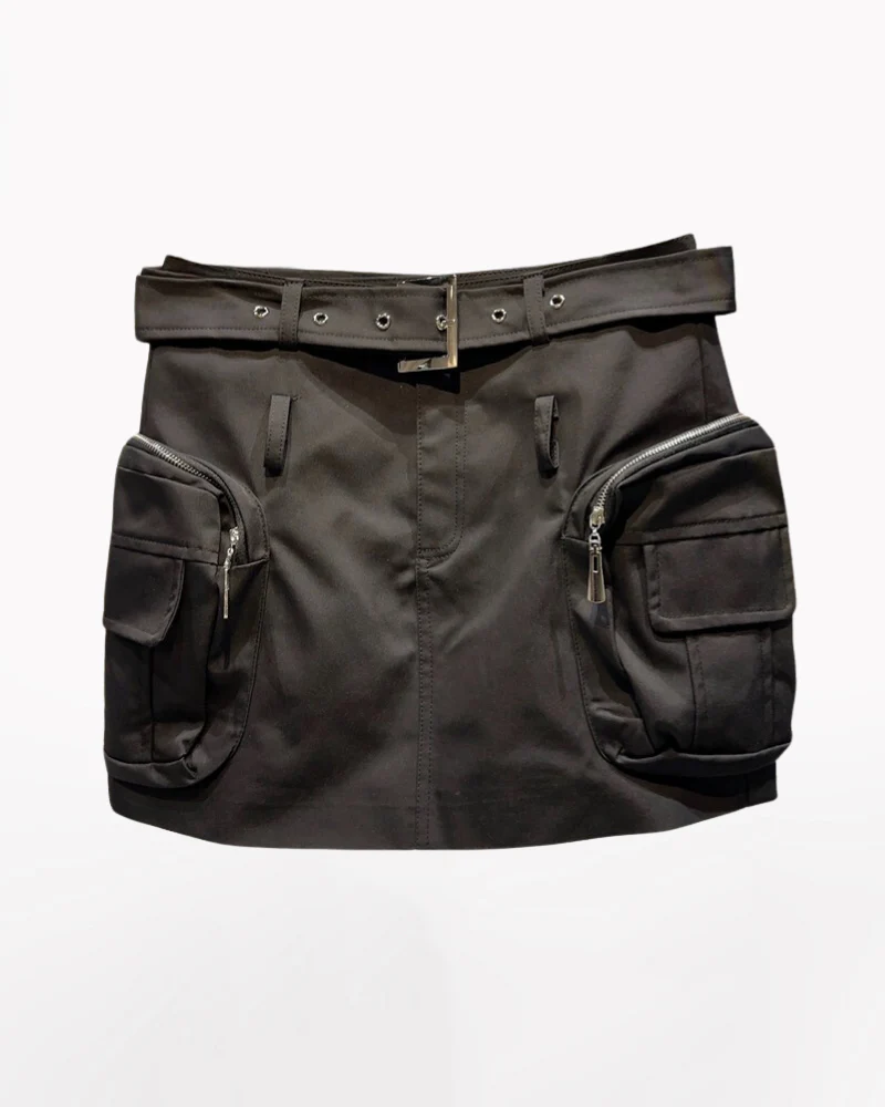 Spicy Girl Cargo Mini Skirt - Image 3