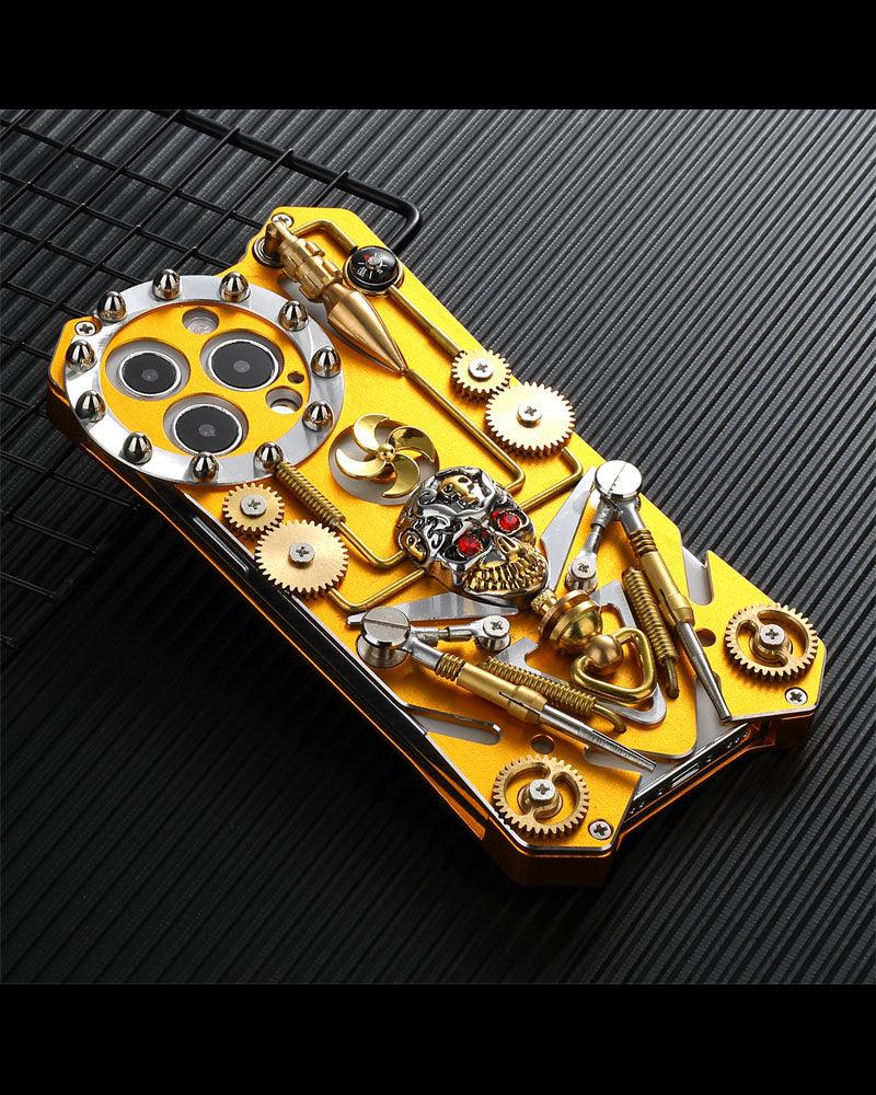 Steampunk Thor Skull Phone Case - Image 5