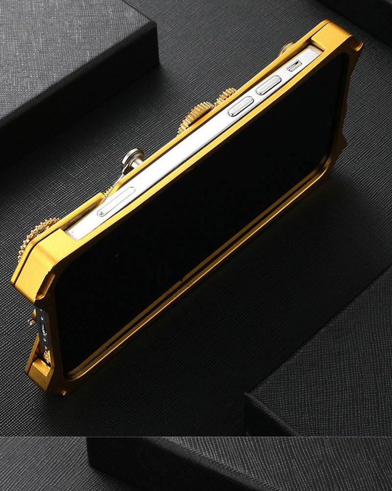 Steampunk Thor Skull Phone Case - Image 7