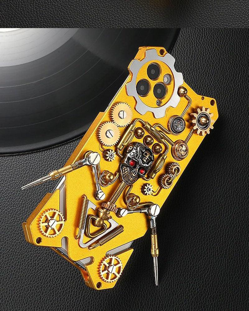 Steampunk Thor Skull Phone Case - Image 8