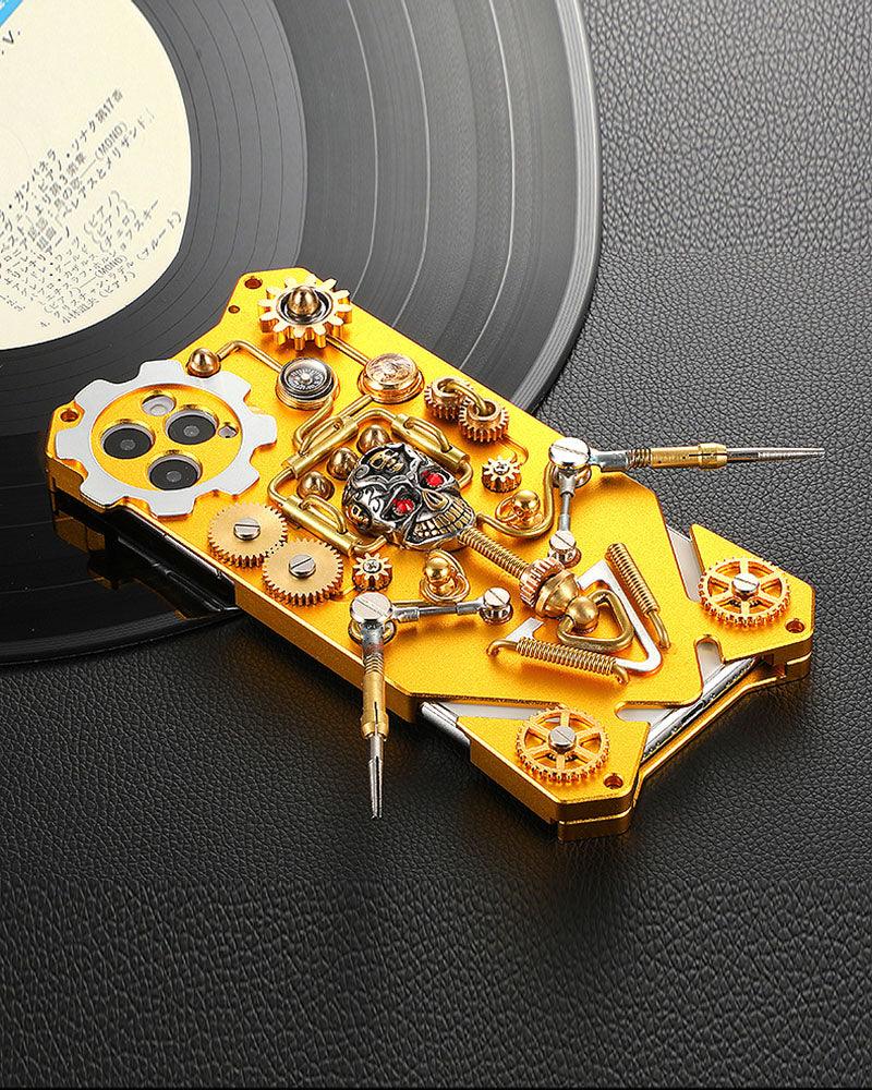 Steampunk Thor Skull Phone Case - Image 9