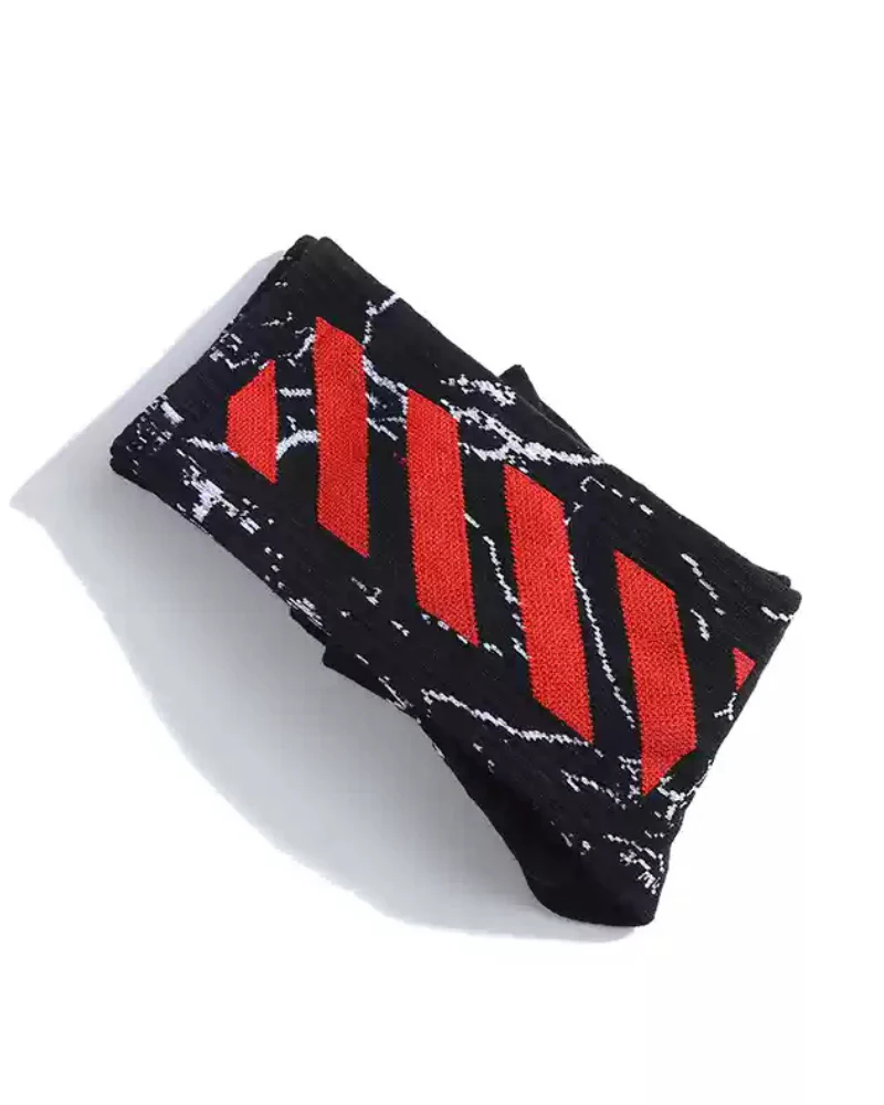 Street Basketball High Top Men's Socks - Image 3