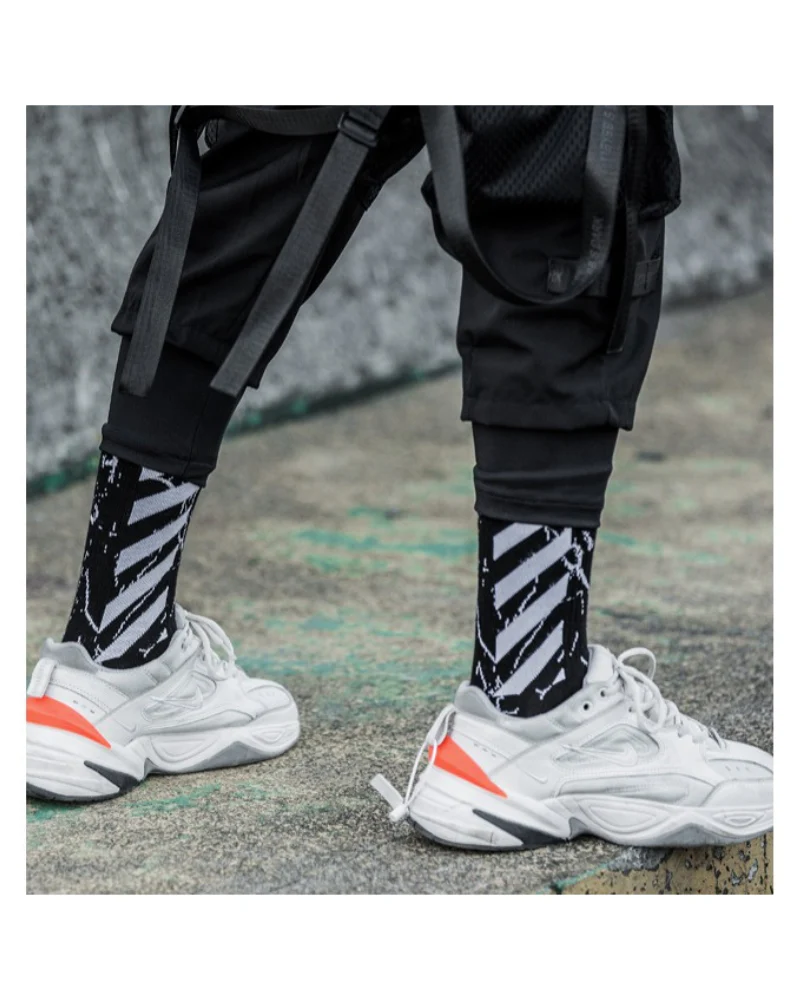 Street Basketball High Top Men's Socks - Image 7