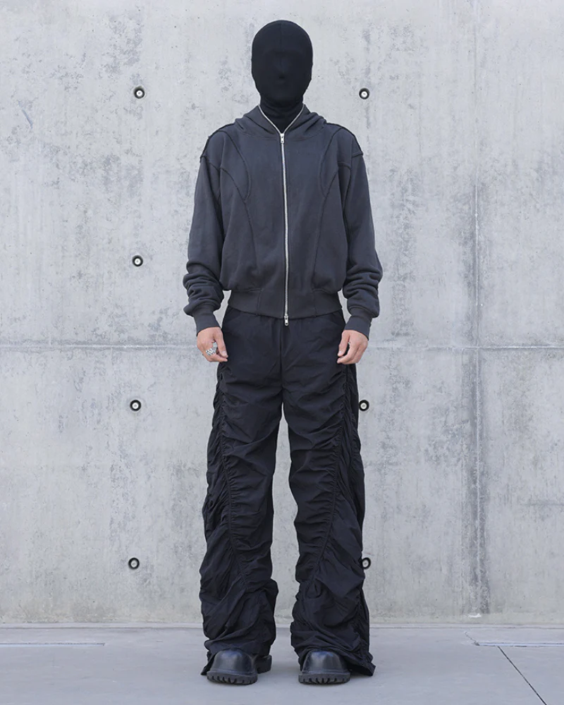 Street Full Zip Mask Y2K Hoodie Jacket - Image 9